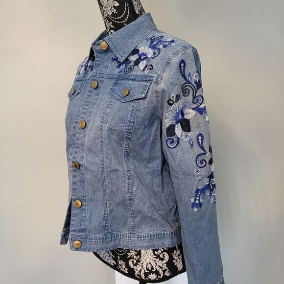 Ruby Rd Jean jacket size 6 - Picture 2 of 6